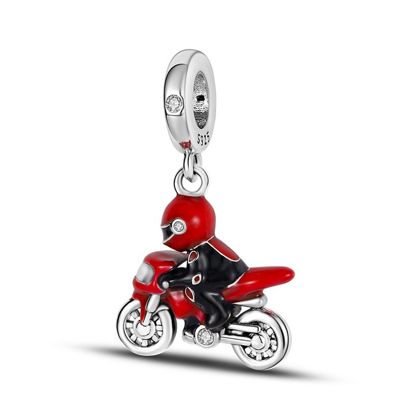 Brand New Copper Metal Off-Road Vehicle Sports Car Electric Bike Car Series Charm Bead Components Bead Components Compatible With Pan Authentic
