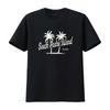 Mens South Padre Island Texas Vintage 70S Palm Trees T Shirt Black X Large Vintage Washed Slightly Designer Clothes Fashion