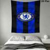 Chelsea-Logo Wandbehang Bedruckte Stoffdecke Dekorative Wandteppiche für Schlafzimmer Wohnzimmer Heimdekoration