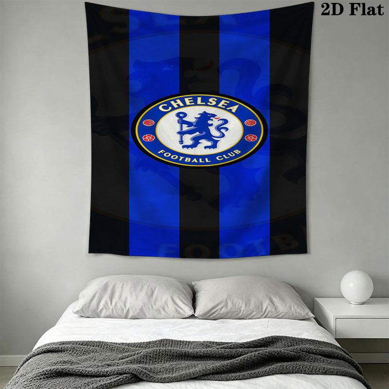 Chelsea-Logo Wandbehang Bedruckte Stoffdecke Dekorative Wandteppiche für Schlafzimmer Wohnzimmer Heimdekoration