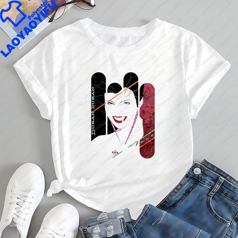 Newly Launched Duran Duran Band Summer Trendy Shortsleeved Tshirt Suitable for Both Unisex and Unisex Large Size