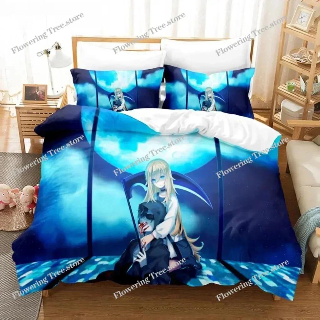 Anime Angels of Death Bedding Set Boys Girls Twin Queen Size Duvet Cover Pillowcase Bed Kids Adult Fashion Home Textileextile029