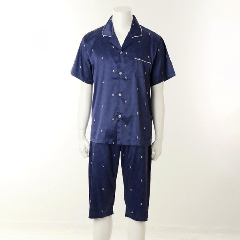 

Venus Bear Pattern Silkfill Pajama Men woMen Single Vpa4536m Vpa4536w Men s navy (NB) 110