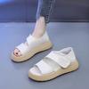 Velcro sandals women's summer wear in 2025 with skirt bag and platform muffin casual beach shoes tide