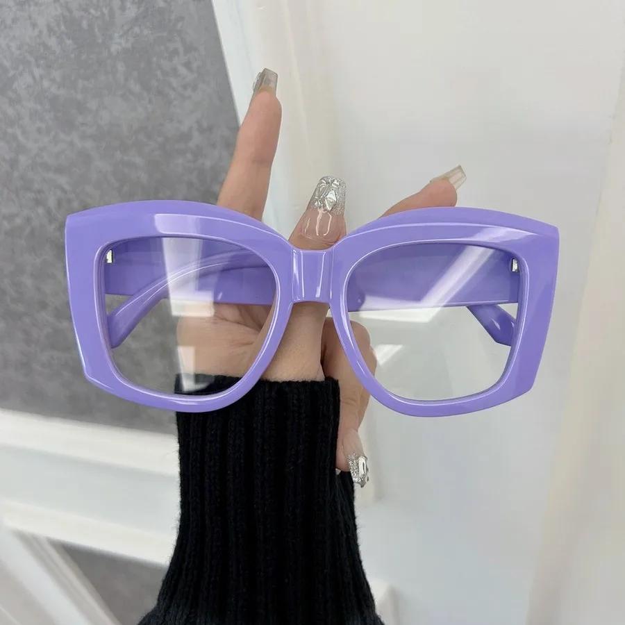 

Модные винтажные оправы для очков «кошачий глаз» для женщин и мужчин, прозрачные, дизайнерские, оптические, ретро-оправы, очки