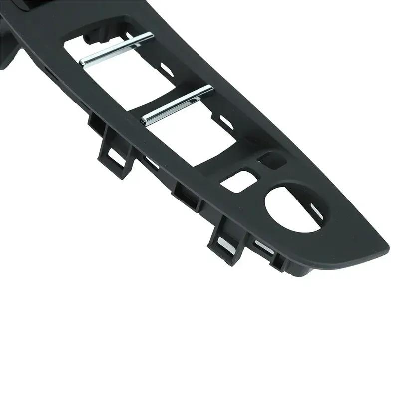Door Switch Panel For BMW F10 F11 535i 528i Front Left Door Glass Control Switch Panel Trim Black Window Relay Plate