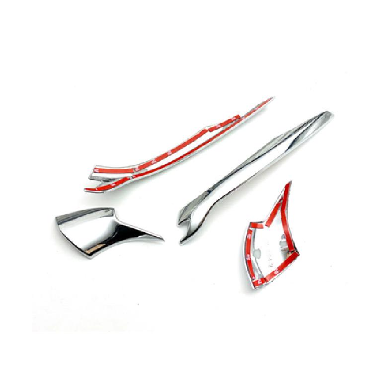 Chrome Rearview Mirror Stripe Lid Cover Trim For -2025 Mazda CX-30 CX30 4pcs