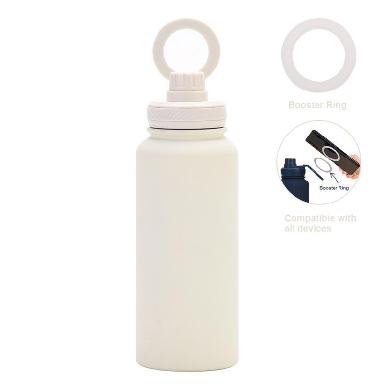 Magnetic Lid Sports Water Bottle