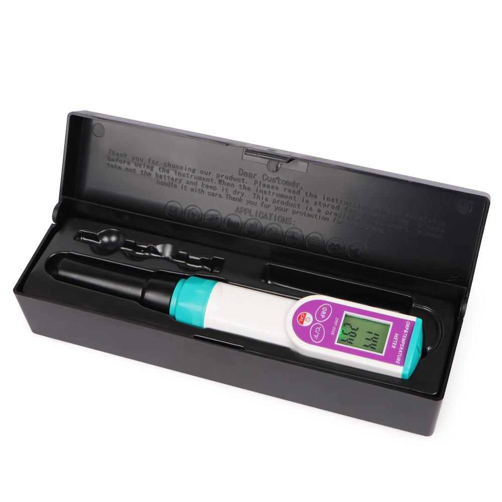 

2 in 1 Soil Detector ORP Temperature Soil Redox Potentiometer Temp ORP Analyzer LCD Screen Waterproof for Hydroponics Planting