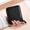 Pu Leather Men's Business Wallets Black Short Billfold Purse Fashion Men's Fold Wallets  Gift