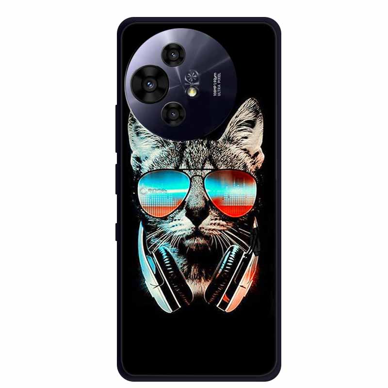 For TCL 50 Pro NxtPaper 5G Case Black Silicone Cover for 50 Pro NxtPaper Protective Shell Coque for TCL 50 NxtPaper 5G TPU Cases