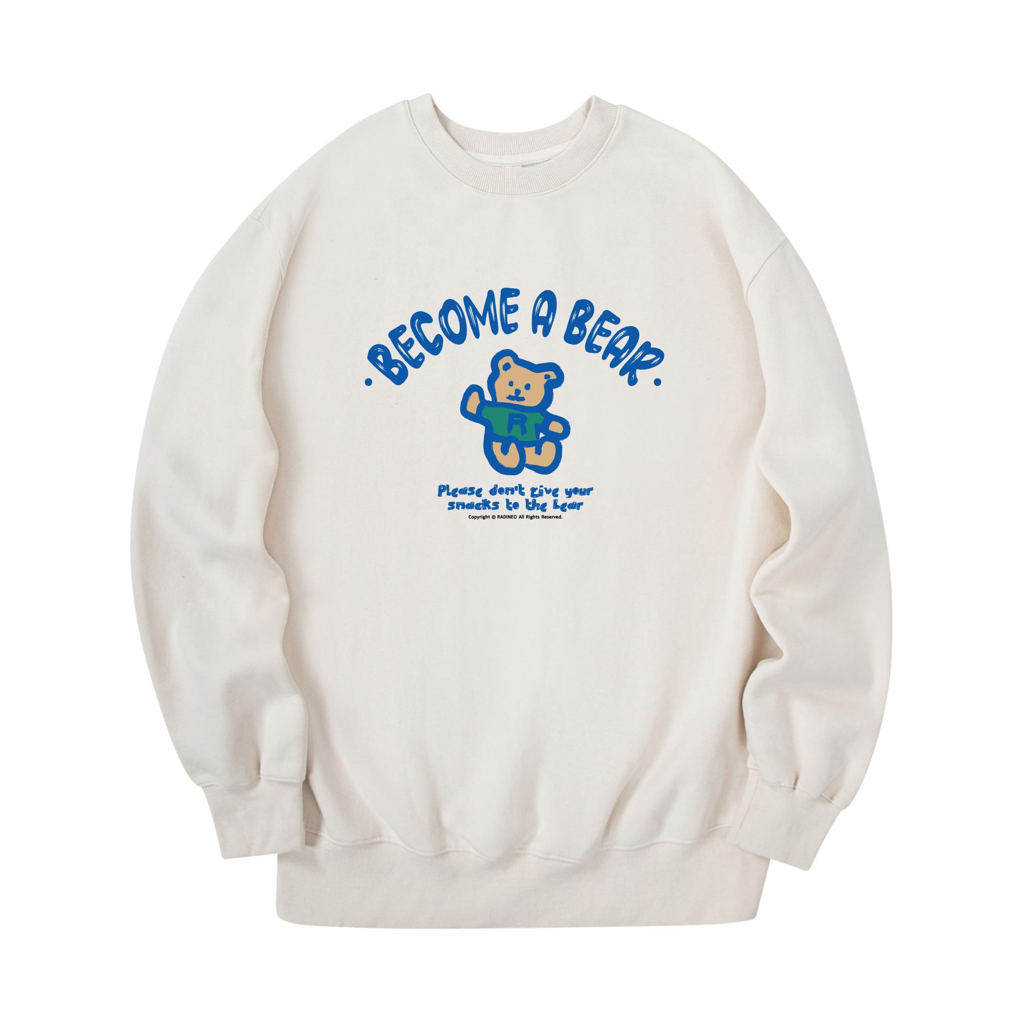 Radineo Become Bear Sweatshirt Cream L