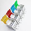 1Pcs Terminal Block UKK80A Din Rail 1 In Many Out Distribution Box Universal Electric Wire Connector Red Yellow Blue Green