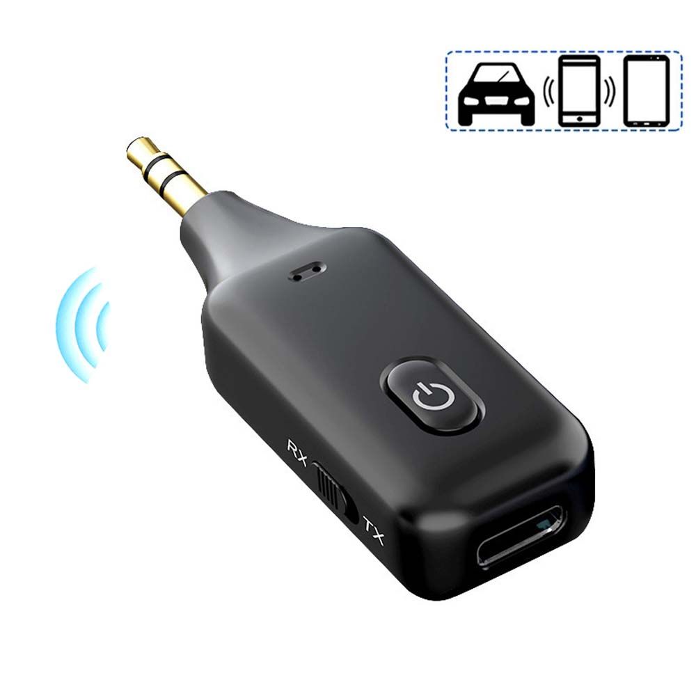 

Bluetooth 5.0 3.5mm AUX Bluetooth Transmitter Audio Receiver Bluetooth Adapters Bluetooth Receiver чорний