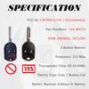 MechanMagic Key Fob Replacement Fits For CWTWB1U793 Ford F-150 2004-2014 F-250 F-350 F-450 Flex 2009-2017 Explorer 2001-2015 Escape Ranger Fusion