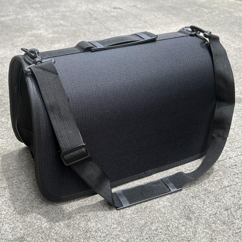 Breathable Pet Travel Bag: Hard Board Single Shoulder Carrier for Dogs & Cats