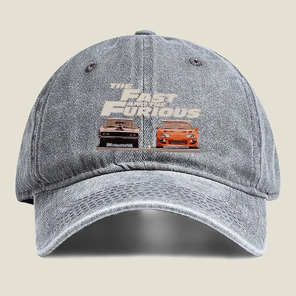 Fast & Furious Racing Fashion Washed Baseball Cap Outdoor For Womens Unisex Female Beach Dad Hat Hip Hop