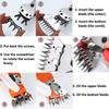 Curved Design Sheep Shears Blade 9 Tooth Electric Cutter Wool Cutter Blade Clipper Scissor Blade Goat Clipping