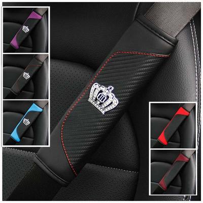 Vysoce kvalitní Diamantová Koruna Potah Bezpečnostního Pásu do Auta Ramenní Chránič Potah Ruční Brzdy Řadicí Páky Auto Interiér Auto Doplňky