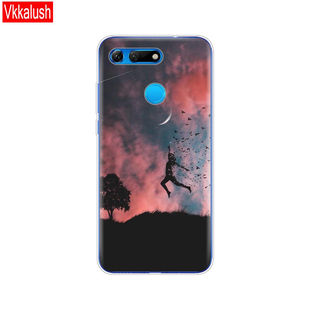 Silikonhülle für Huawei Honor View 20 V20 Hülle TPU Funda Weiche Silikonhülle für Honor V20 Capa Niedliches Tiermuster