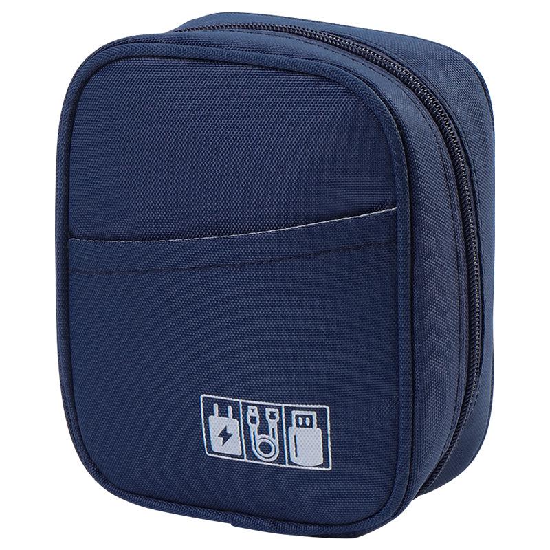Shockproof Portable Digital Storage Pouch for Power Banks, Cables, Chargers, Earphones, and Makeup.