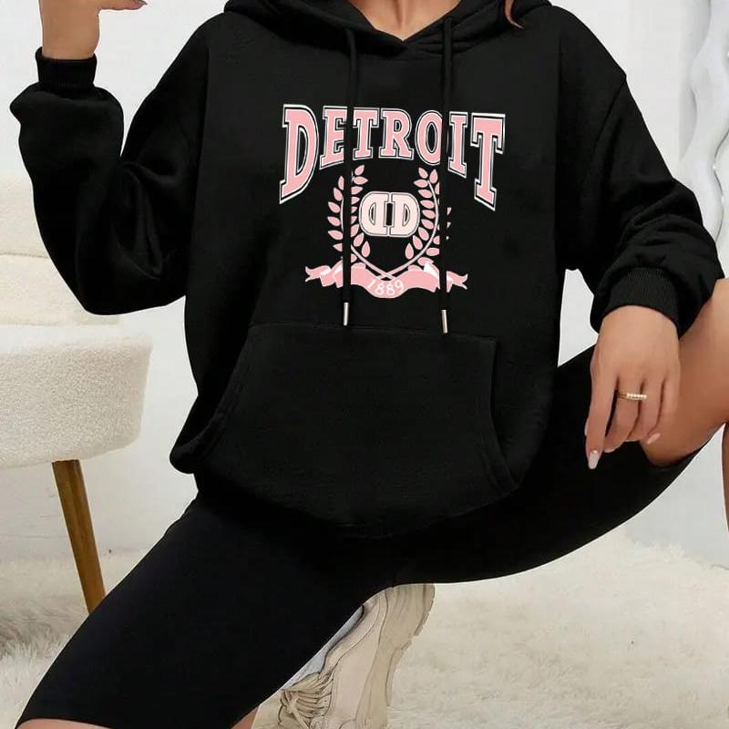 Cozy Women s Hooded Sweatshirt, Fleece Interior & Kangaroo Pocket, Cold Nights & Home Relax XXL чёрный