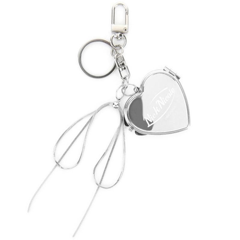 

NICK&NICOLE HEART IN BUTTERFLY KEYRING_SILVER FREE