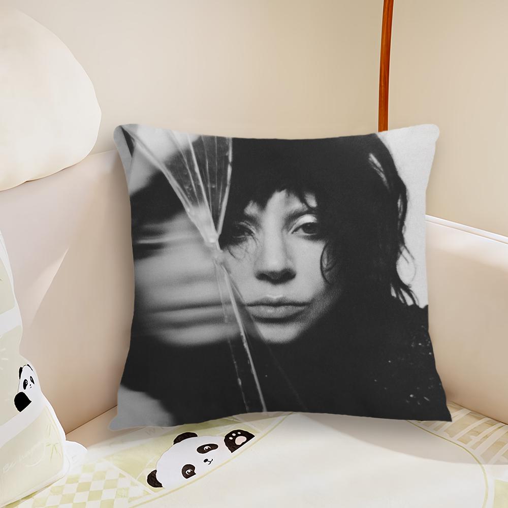 L-Lady Gaga Mayhem Pillow Case Living Room Sofa Cushion Cover Suitable For Home Bedroom Room Decoration