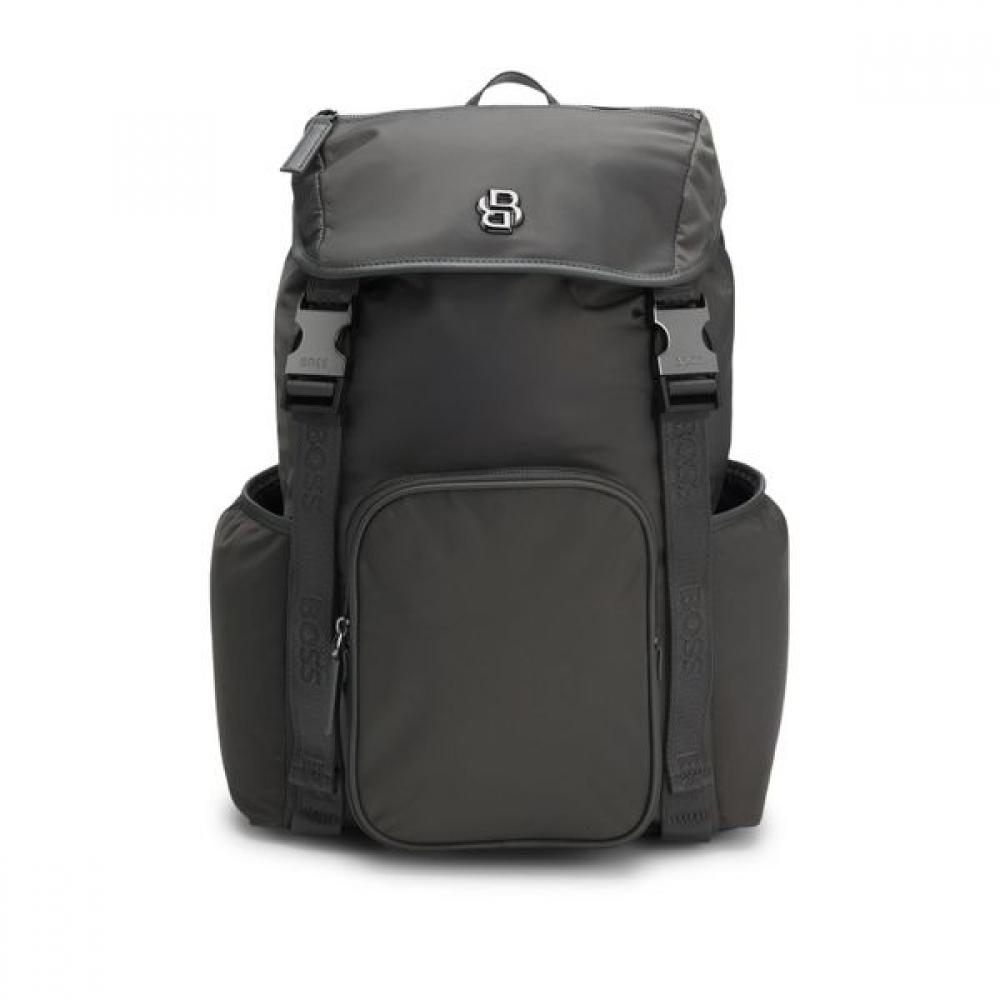 

Boss DouBle B Monogram Twill Backpack Medium Grey 50516809035 ONESI
