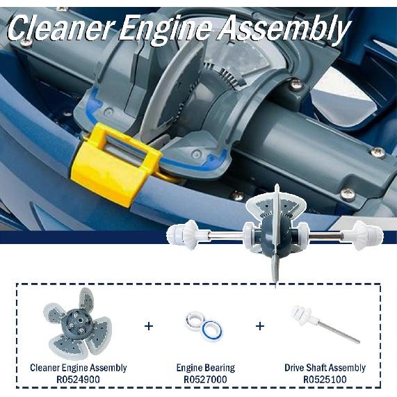 Qagea Pool Cleaner Parts Accessories Fits for Zodiac Baracuda MX6 MX8 MX6EL MX8EL, Tune Up Kit with R0524900, R0526100, R0527000, R0525100