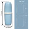 2pcs Travel toothbrush case, toothbrush case and strap,portable trip washing cup holder