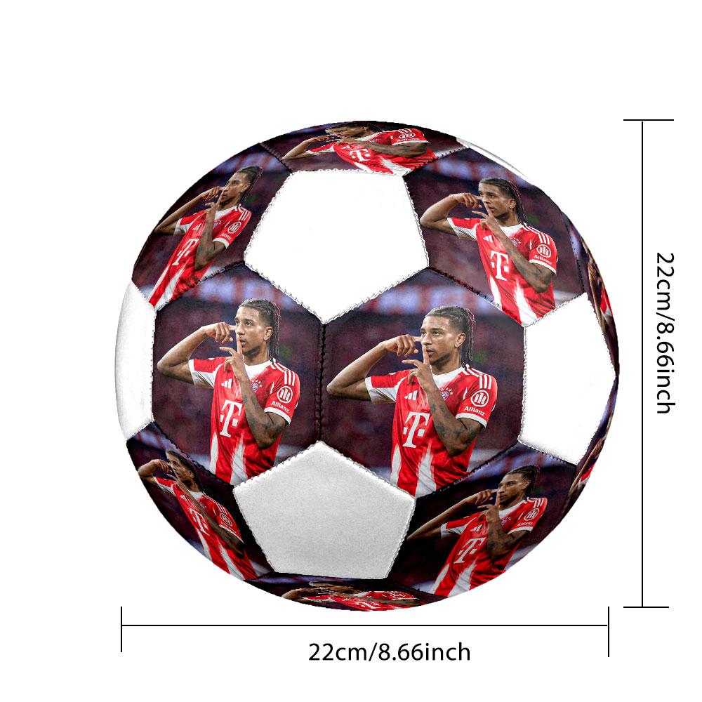 Michael Olise Bedruckter Fußball Größe 5, Maschinengenähtes PVC, Langlebig & Hoher Rückprall, Für Alle Altersgruppen Geeignet, Fanartikel, Spiele & Außenbereich.