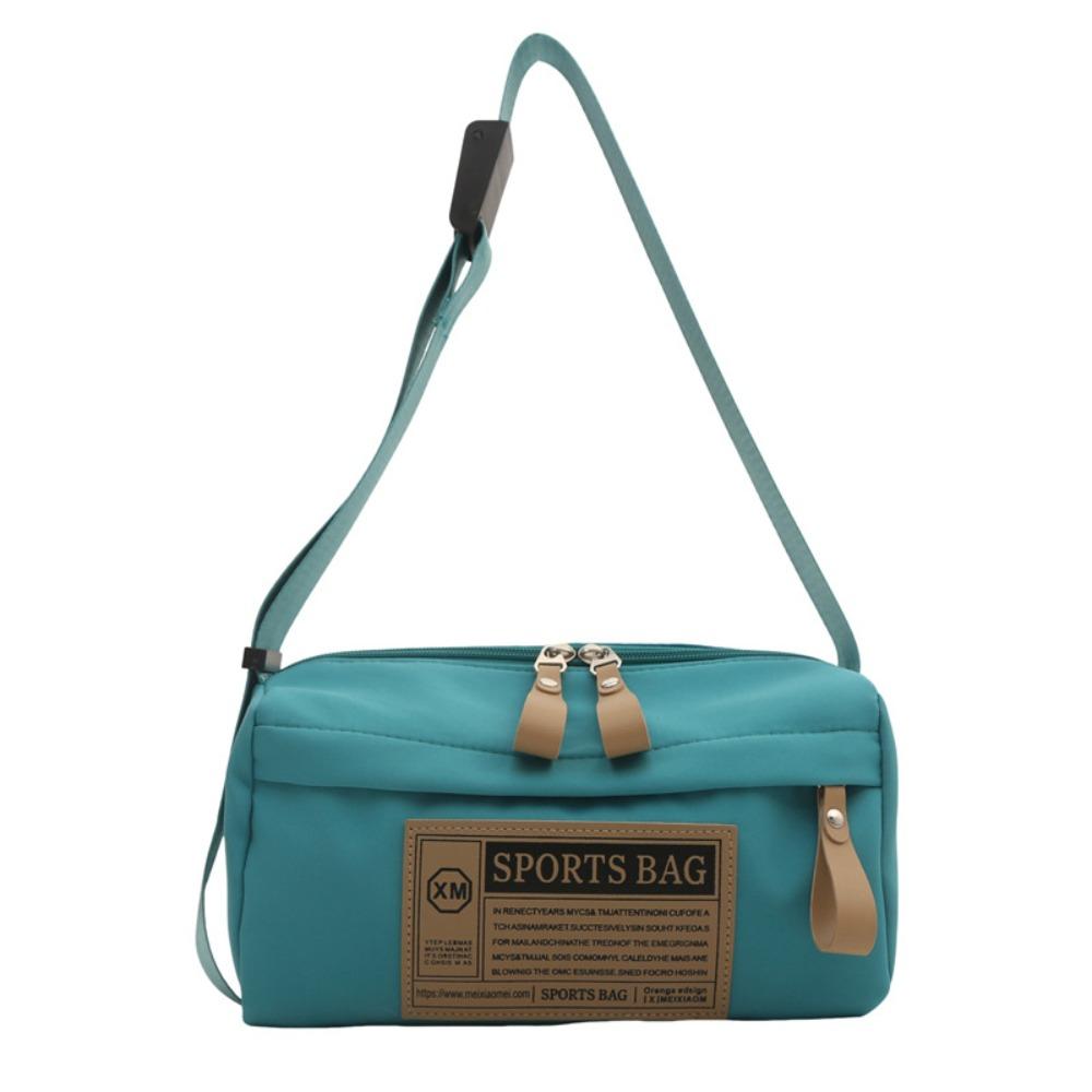 

Adjustable Single Shoulder Pillow Bag Lightweight Messenger Bag Oxford Crossbody Bag Picnic синий