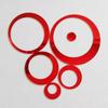 3D Circular Mirror Wall Sticker Self-Adhesive Acrylic Mirror Decals DIY Office Living Room Bedroom Decoration Art Wall Stickers