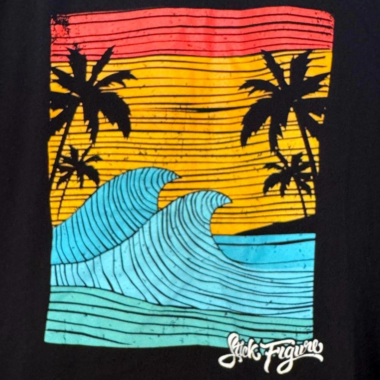 Rare! Stick Figure Band Black T-Shirt Unisex Concert S to 5XL XL
