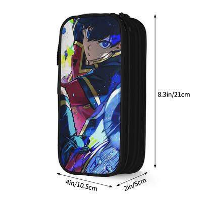 Yoichi Isagi Blue Locks Anime Pencil Case New Pen Bag Student Large Storage Students School Zipper Pencil Box
