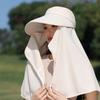Wide Brim Mountaineering Hat UV Anti Women Sun Hat Casual Shawl Fisherman Hat  Summer