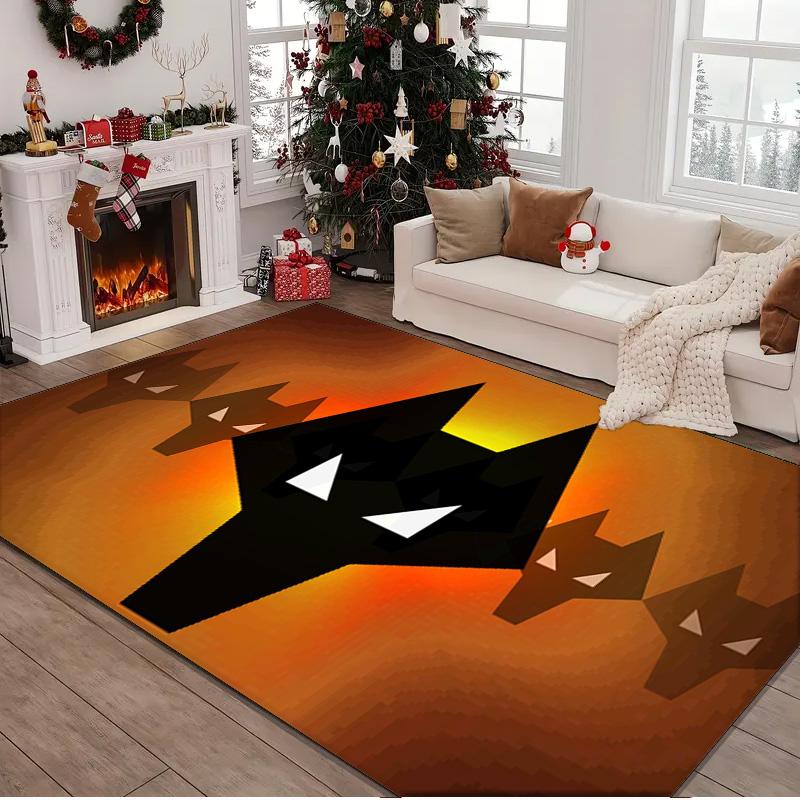 1PC rug Wolf In The Night Wanderers Carpet, Chair Rug,Area Rug for Office Bedroom living rooms bedroom, Doormat decor Christmas fan gifts