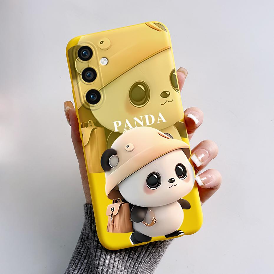For Samsung Galaxy S23 FE Case S23 Plus Cute Rabbit Panda Painted Soft Silicone Phone Case For Samsung S23 Ultra S 23 S23+ Shell
