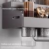 Multifunctional Seasoning Rack Knife Holder W Hook Kitchen Chopsticks Storage Household Hanging Wall-mounted Shelf  No Punching
