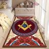 Multi Size M Freemas0nry Theme Printed Carpet New Release! Rug for Living Rooms Bedrooms, Office Areas, Machine Washable Mat
