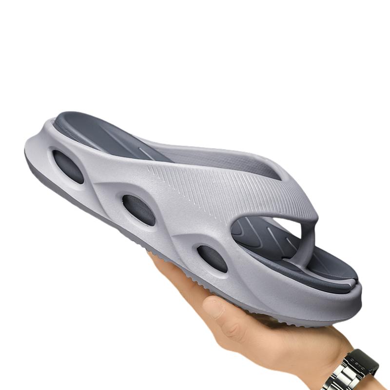 

Summer Men s Slippers Flip Flops Outdoor Indoor Comfortable Soft Slides Casual Shoes Men Beach Sandals Outdoor Men Home Slippers 44-45 чорний