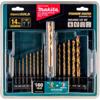 Bit-Set Titan Bohrer Impact Gold Makita Makita 14-teiliges Set Amerikanische Spezifikation B-65399