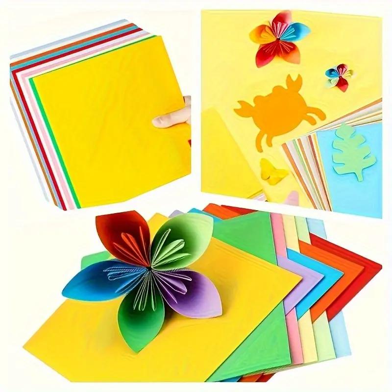 100 Sheets Premium A4 Cardstock Paper – Scrapbooking, Office & DIY (Vibrant Colors, Foldable & Tear-Resistant