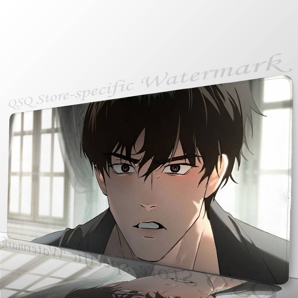 Manga Kwon T-Taekjoo Mousepad Non-slip Suitable For Office Computers Laptops E-sports Game Desk Mats XXL Keyboard