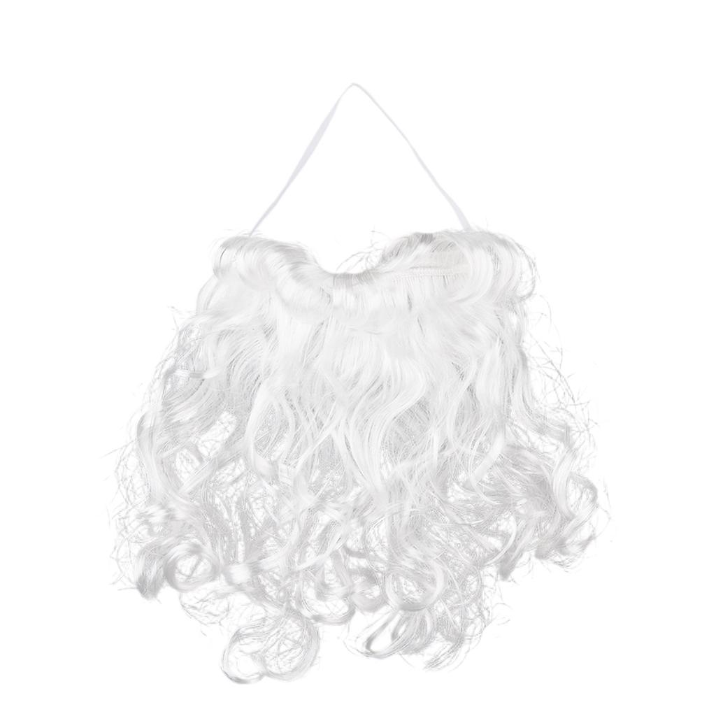 Xmases Hats Santa Beard Mask Face Cover Christmas Santa Clauses Costume Accessory Santa Beard Hat for Performances Cosplay