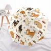 1 PC Automatic Folding Umbrella - Cute Dog Pattern, Portable & Foldable Design with 8 Ribs, Christmas Birthday Gifts