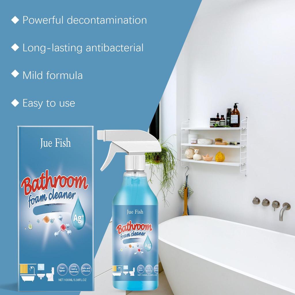 Bathroom Foam Cleaner Stubborn Grime Remover Rust Soften Scale Wall Joint Mold Cleaning Ceramic Tile Water Stain Scale Cleaner