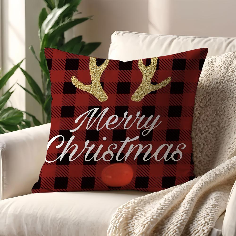 Christmas Nutcracker Cushion Cover Best Home Office Coffee Pillow Sofa Printing Decoration Room Shop Car Nordic Simplicity Hit