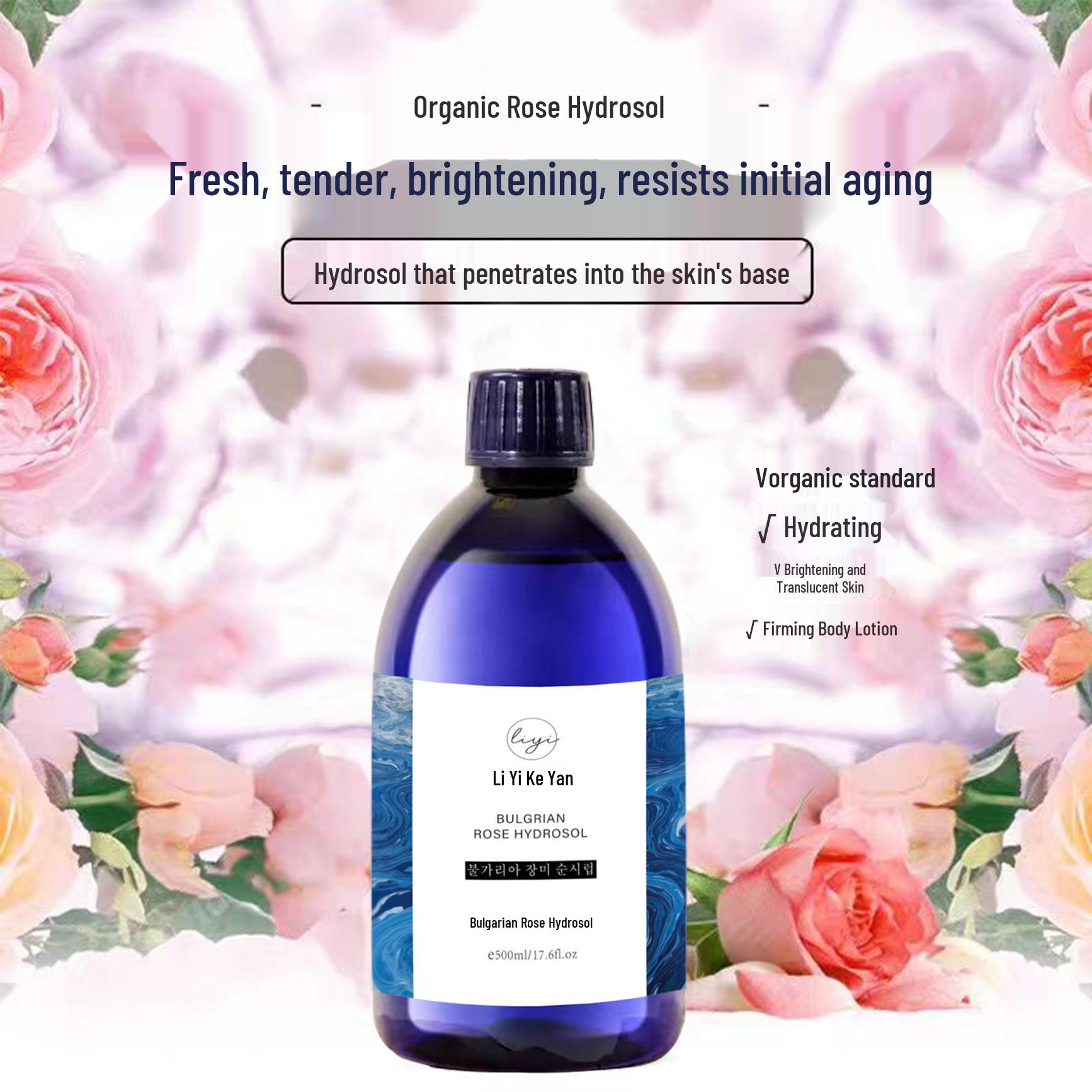 Bulgarian Rose Hydrosol: Moisturizing and Brightening Toner